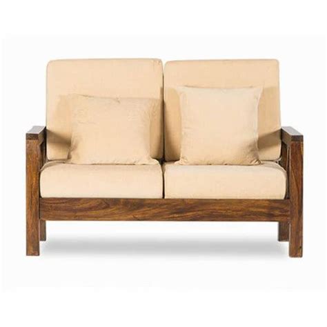 Two Seater Wooden Sofa Set At Rs Piece Wood Sofa Set In