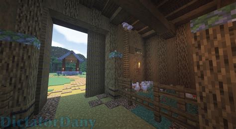 Spruce Barn Interior : r/Minecraftbuilds