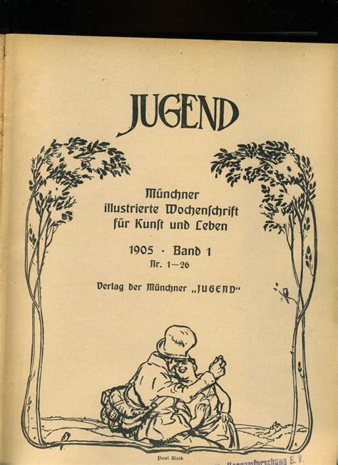 Jugend M Nchner Illustrirte Illustrierte Wochenschrift F R Kunst Und