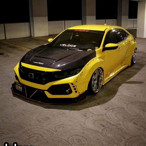 Varis Honda Civic Fk8 Carbon Fiber Widebody Kit Bulletproof 48 Off