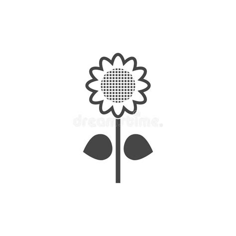 Icono Del S Mbolo Del Girasol Ilustraci N Del Vector Ilustraci N De