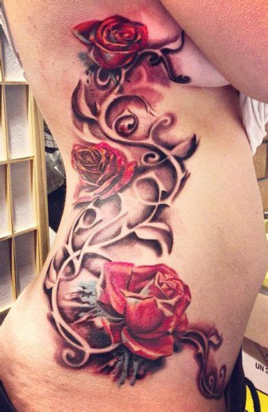 Flowers Tattoo By Antonio Proietti Post 6846 Rose Tattoos Flower