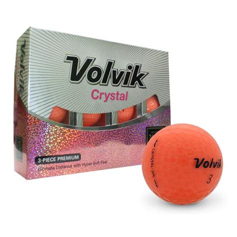 Volvik Crystal 3 Piece Golf Balls