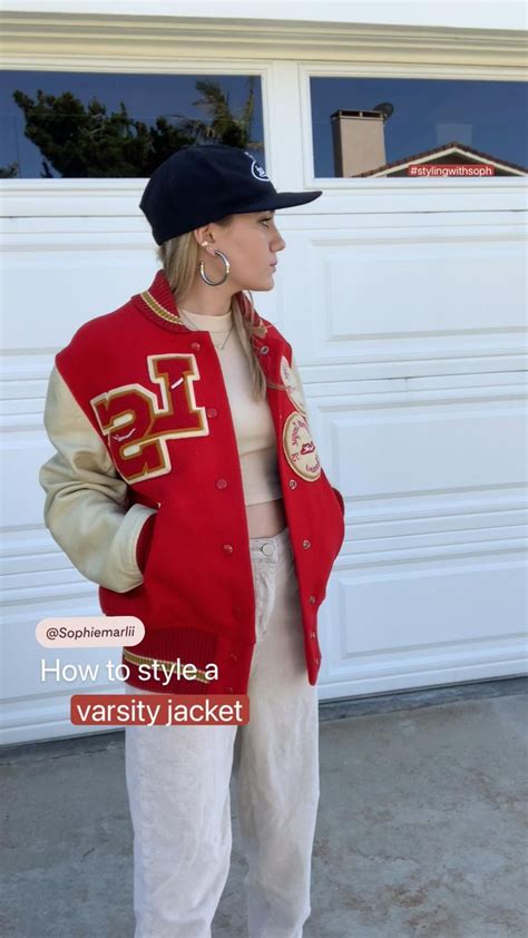 How To Style A Oversized Varsity Jacket For Spring