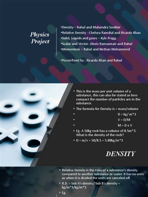 Physics Project | PDF | Force | Density