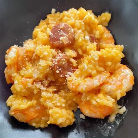 Risotto Chorizo Crevettes Recette I Cook In Guy Demarle