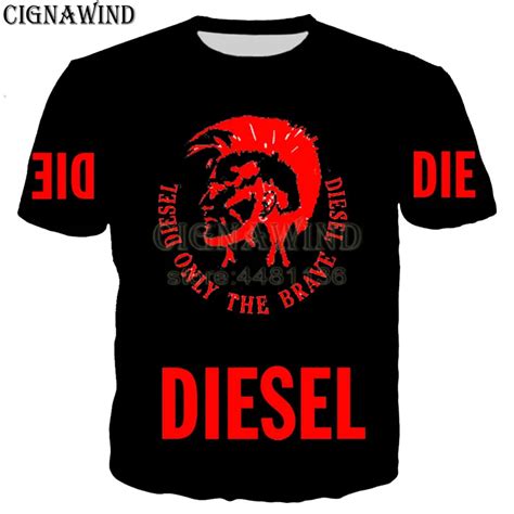 T Shirt Diesel Only The Bravesave Up To 18syncro Systembg