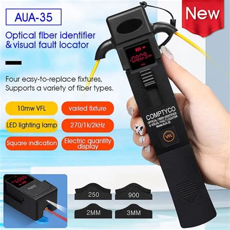 COMPTYCO AUA 35 40 Optical Fiber Identifier And 10MW VFL LED Light