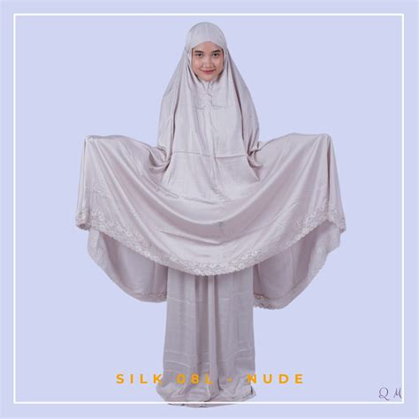 08L Lace Nude Qool Muslimah