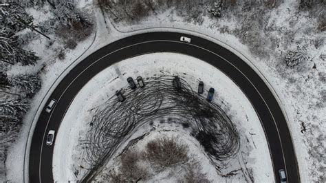 Wetter Verkehrsunfälle wegen Schnee und glatten Straßen in