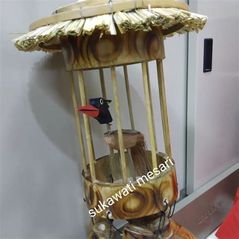 Jual Sidney Lonceng Angin Bambu Burung Dalam Sangkar Bamboo Whin Chime