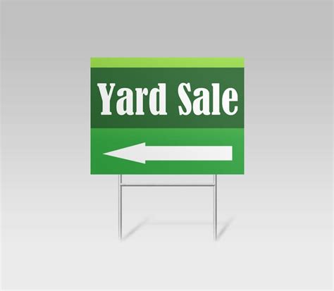 Yard Sale Signs, Garage Sale Signs | Signazon