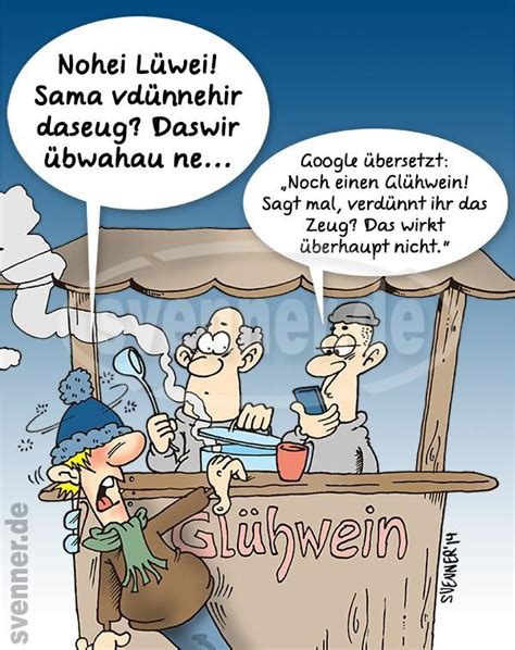 Cartoon Weihnachtsmarkt