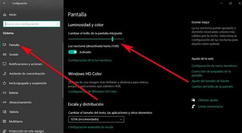 Subir Y Bajar El Brillo De Las Pantallas En Windows