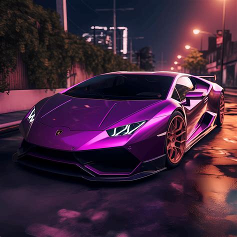 Purple Lamborghini Wallpaper