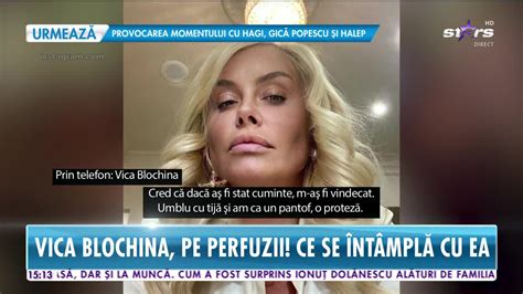 Vica Blochina Pe Perfuzii Ce Se Nt Mpl Cu Ea Video Antena