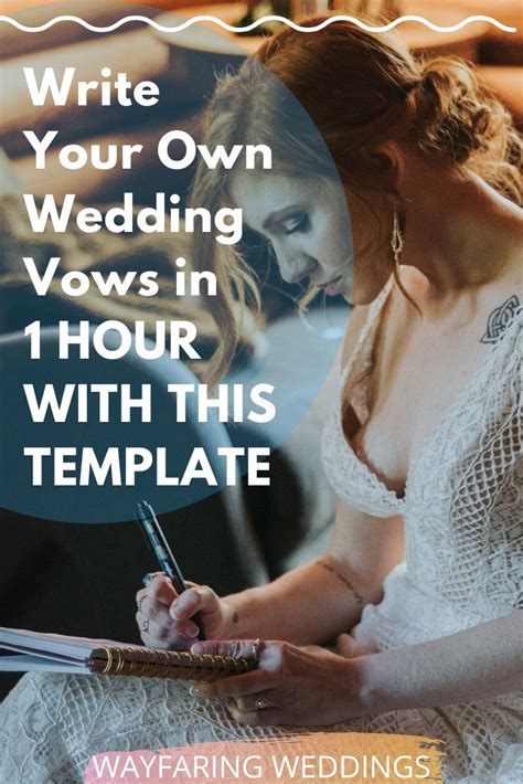 How To Write Your Own Wedding Vows Easy 10 Step Template And Guide