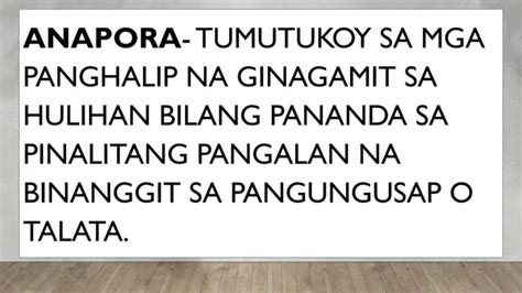 Pagbasa Anapora At Katapora Ng Cohesive Pdf