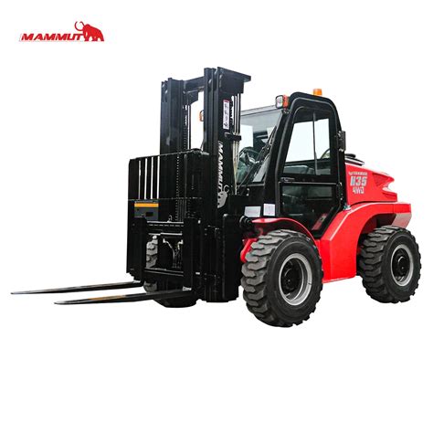 3ton Four Wheel Drive Diesel Engine Off Road Rough Terrain Forklift China Terrain Rough