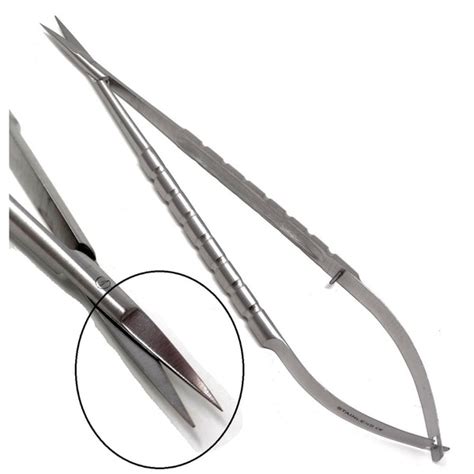 A Z Scilab Castroviejo Micro Scissors Straight Round Handle A Z