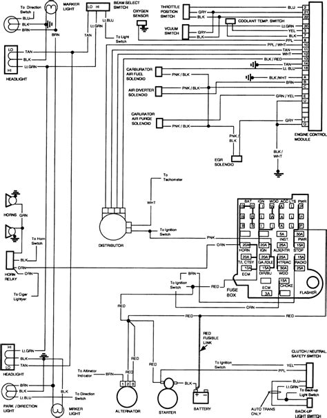 1996 Chevy Van G30 Starting System Diagram