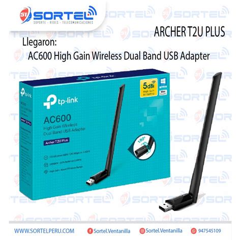 Antena Usb Wifi Ac High Gain Wireless Dual Band Usb Adapter Tp Link