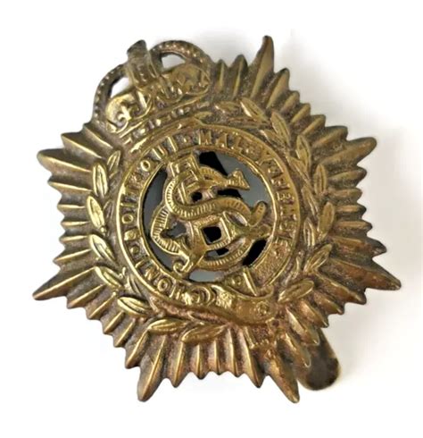 British Army Service Corps Brass Cap Badge Ww1 World War 1 Pin Lapel Militaria Eur 1168