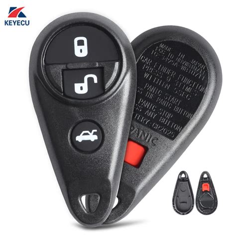 Keyecu X Replacement Remote Key Shell Case Fob For Subaru