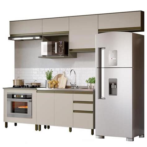 Cozinha Modulada Connect Pe As Balc O Forno Duna Cristal M Veis