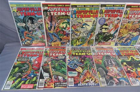 SUPER VILLAIN TEAM UP 1 17 Full Run GIANT SIZE 1 2 Marvel Comics