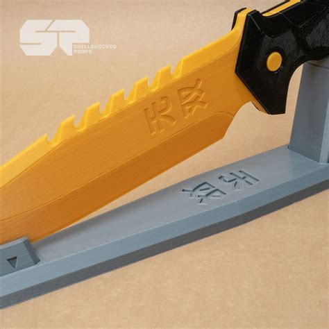 Valorant Tactical Knife 3D Model STL File for 3d Printing Replica Prop for Cosplay 3d Printable ...