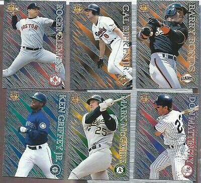 Pacific Prism Baseball Complete Card Set Ebay