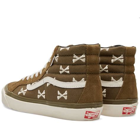 Vans Vault X WTAPS OG Sk8 Hi LX Olive Whisper White Bones END KR