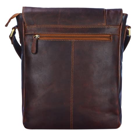 Paul Bolso De Mensajero De Cuero Vintage Stilord