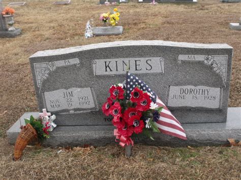 James Jim Jimmie Kines 1921 1992 Find A Grave Memorial