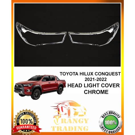 Toyota Hilux Conquest GR S 2021 To 2023 Headlight Cover Chrome Head