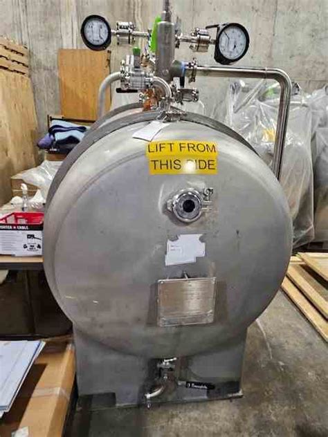 750 Gal Steel Pro Inc Stainless Steel Pressure Vessel 21827 New