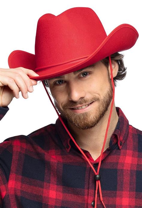 Rodeo Cowboy Hat Red