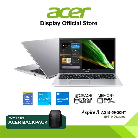 Acer Aspire A Ht Pure Silver Intel Core I U Gb Gb