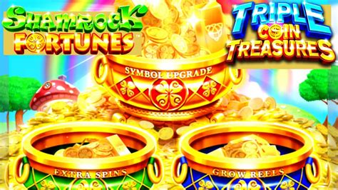 💥first Spin Triple Pot Trigger Big Win Feature💥 ⭐triple Coin Treasures