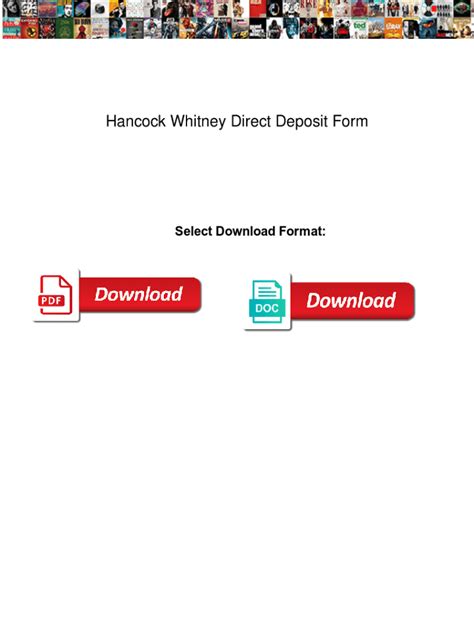 Fillable Online Hancock Whitney Direct Deposit Form Hancock Whitney Direct Deposit Form Laptop