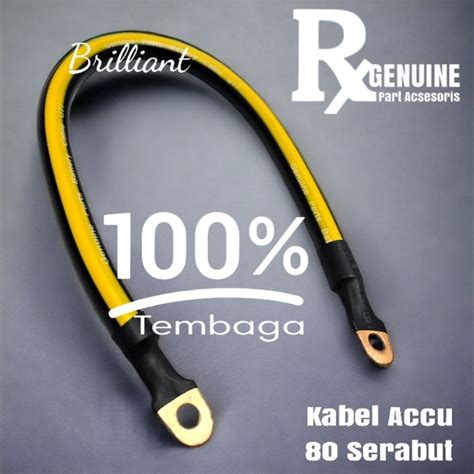 Jual Kabel Aki Accu Mobil Kabel Dan Sekun Tembaga Asli 30cm