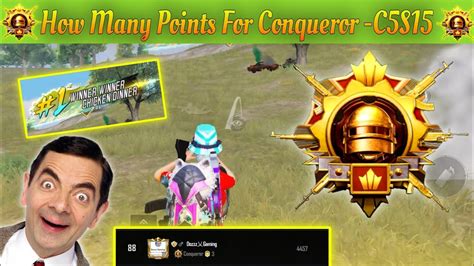 🇮🇳day 07 How Many Points Needed For Conqueror In C5s15 Tips And