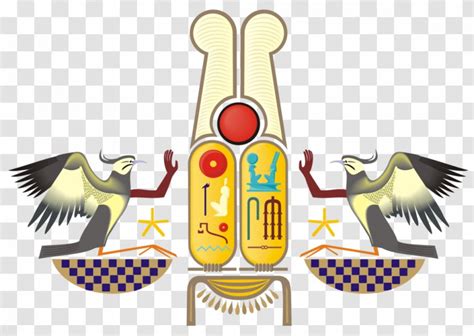 Cartouche Ancient Egypt Egyptian Hieroglyphs - Yellow Transparent PNG