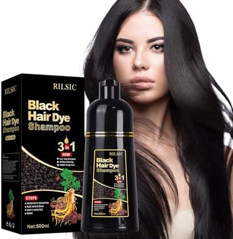 Hair Dye Shampoo 3 In 1 Herbal Ingredients Instant Hair Color Shampoo 100 Grey