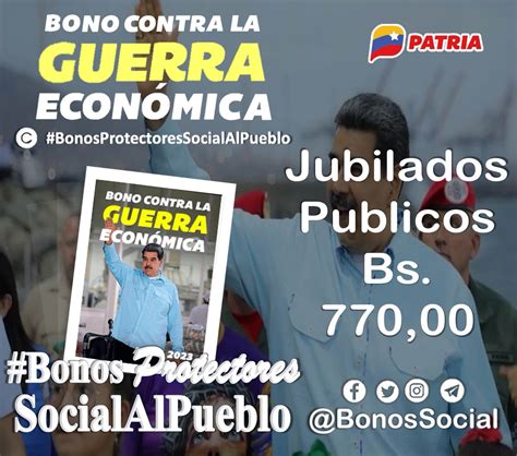 Bonos Protectores Social Al Pueblo On Twitter Atenci N Hoy Abr