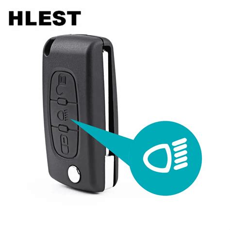 New Flip Folding Remote Key Shell 3 Buttons For CITROEN C2 C3 C4 C5 C6