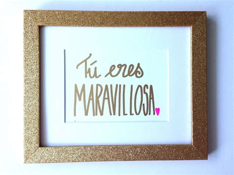 Tu Eres Maravillosa Little Pink Heart Shop Design Pretty Prints