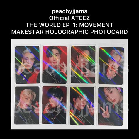 Official Ateez Fever The World Ep 1 Movement Makestar Etsy