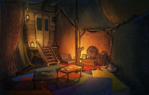 Tent Interior by ShaggyHandlz on DeviantArt